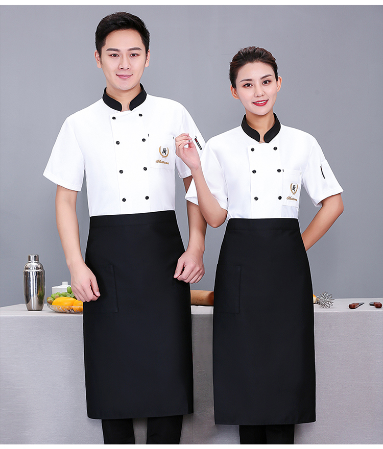 Roumienne Pocket Chef Uniform Short Sleeve Top N01-20D071-20D073