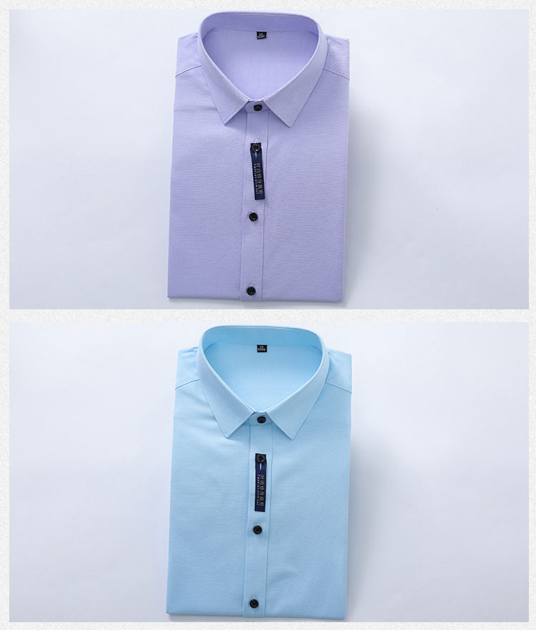 Oxford men short sleeve lining 111-987 men short shirt