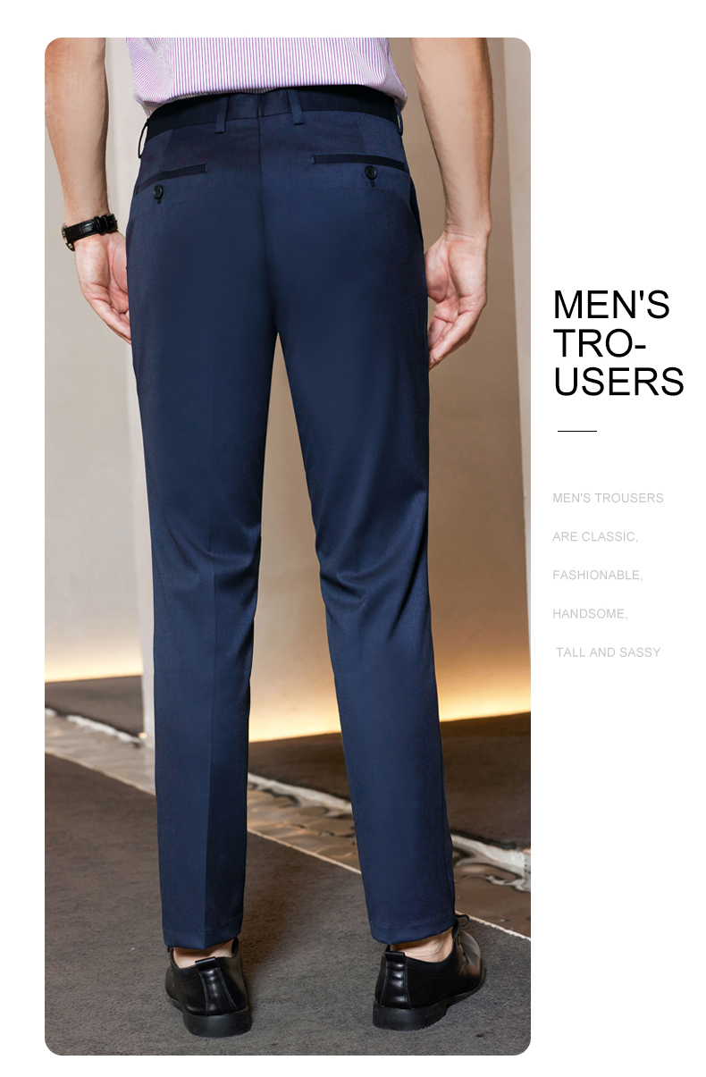 All-match business professional trousers for men 81-8902