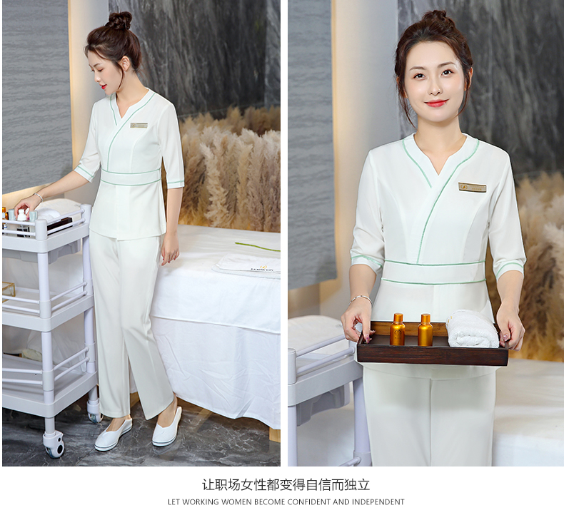 Classic temperament beauty technician suit pants two-piece suit DM2-22007 pants