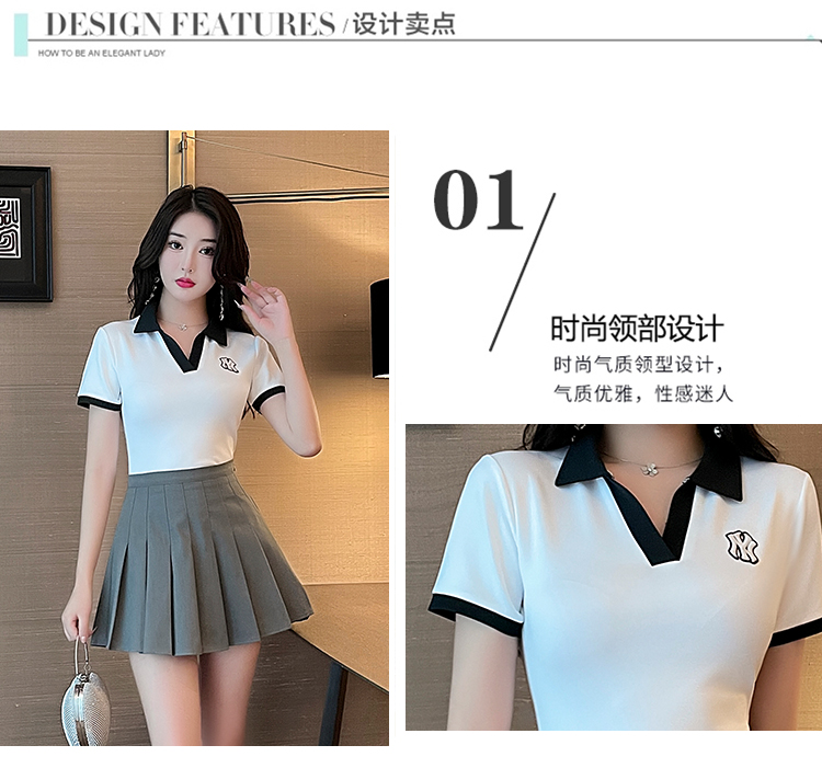 Foot bath technician beauty shop cute short skirt technician uniform suit V02-1349