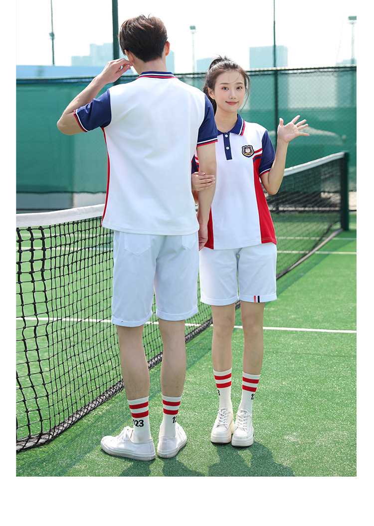 Middle school student uniform summer short-sleeved suit junior high school uniform H18-2023-3