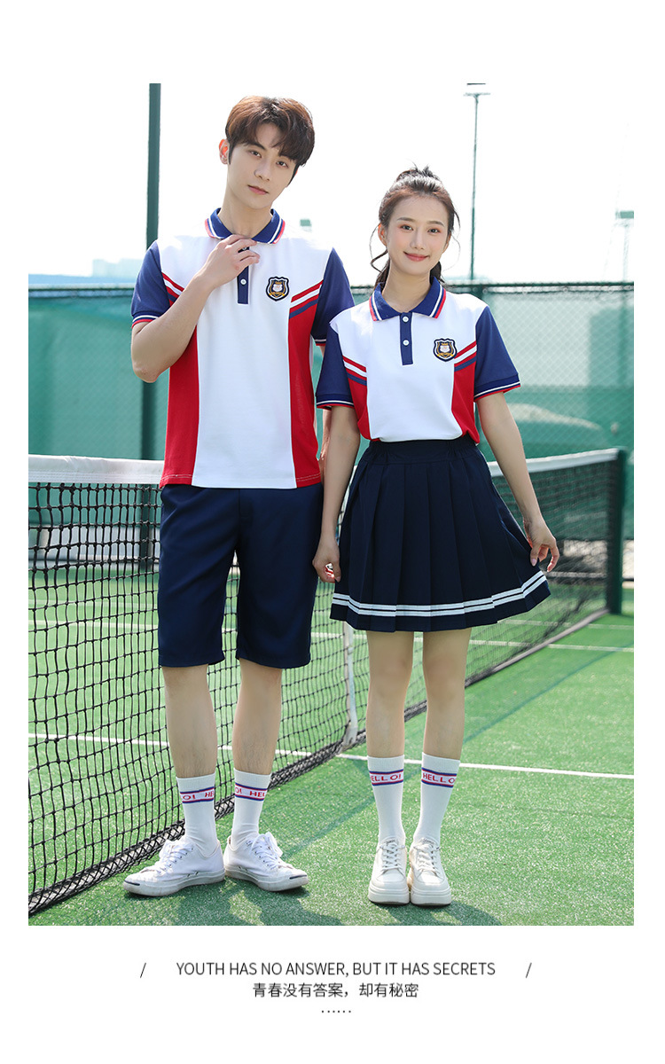 School uniform suit middle school student class uniform summer college style clothing H18-2023-1