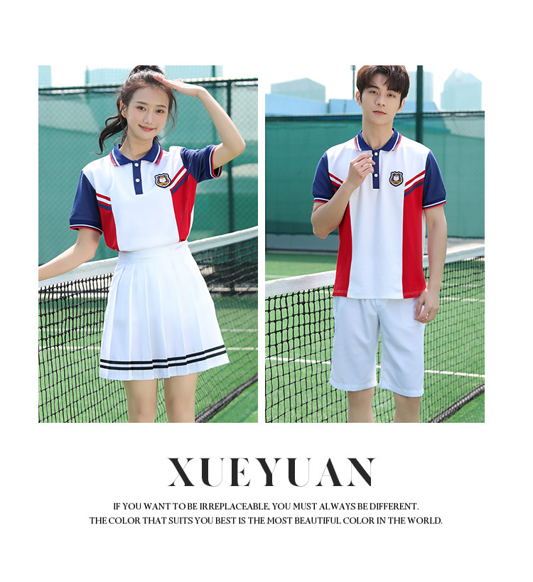 School uniform suit middle school student class uniform summer college style clothing H18-2023-1