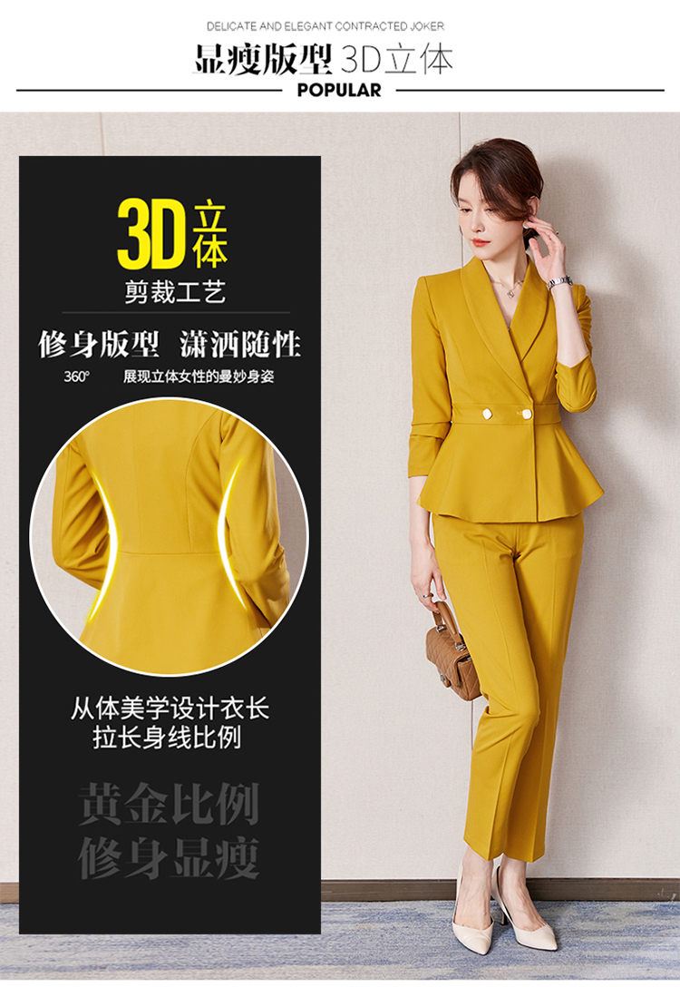 Fashionable urban ladies suit two-piece suit 173-9303 women suit