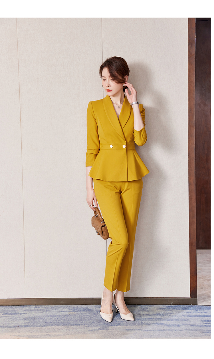 Fashionable urban ladies suit two-piece suit 173-9303 women suit