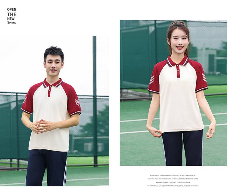 Primary and secondary school students school sports meeting class uniform school uniform short-sleeved suit KH2-692-6666 short-sleeved trousers suit