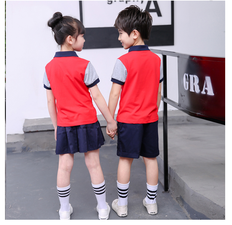 Korean style college sports style kindergarten uniform suit B03-1801