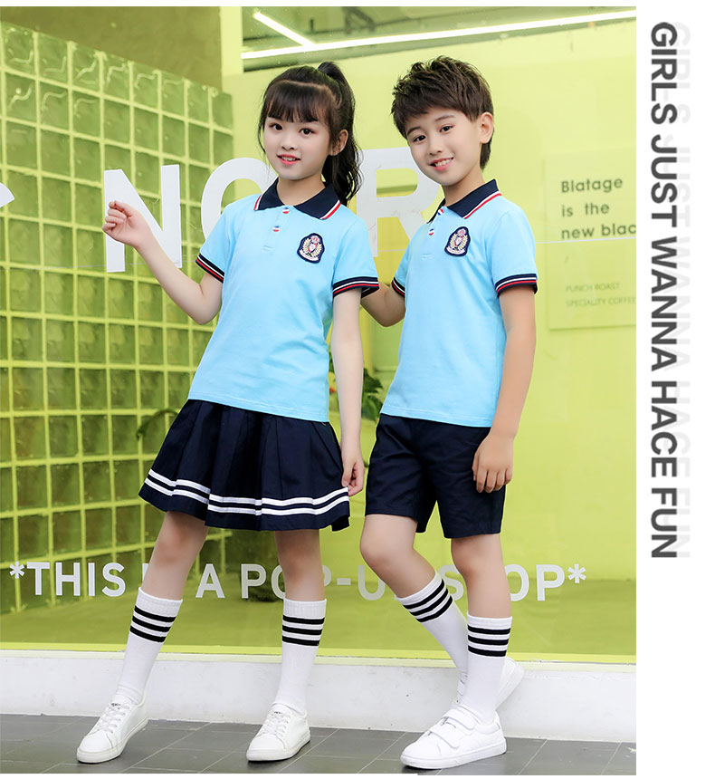 British style college two-piece school uniform KA-1905 set (without badge)