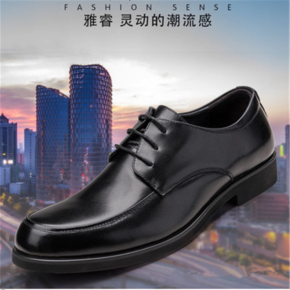 British style lace-up pointed business men leather shoes G03-930