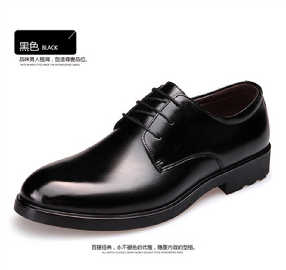 British style lace-up pointed business men leather shoes G03-930