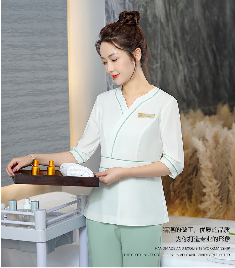 Classic temperament beauty technician suit pants two-piece suit DM2-22007 pants