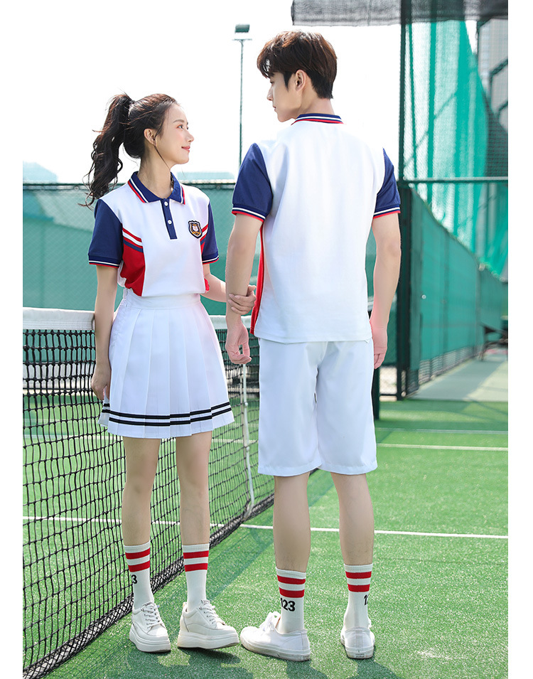 School uniform suit middle school student class uniform summer college style clothing H18-2023-1