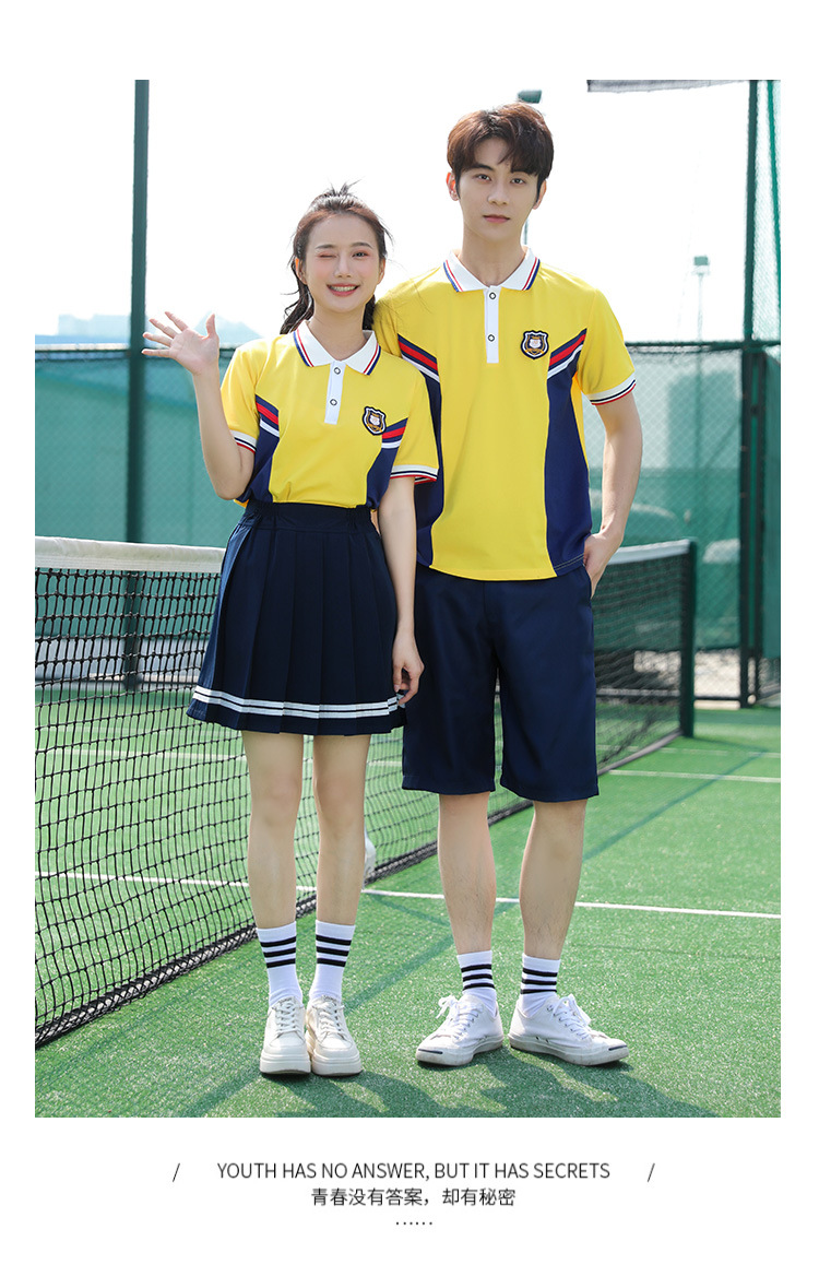 Summer junior high school uniform casual suit graduation class uniform H18-2023-4