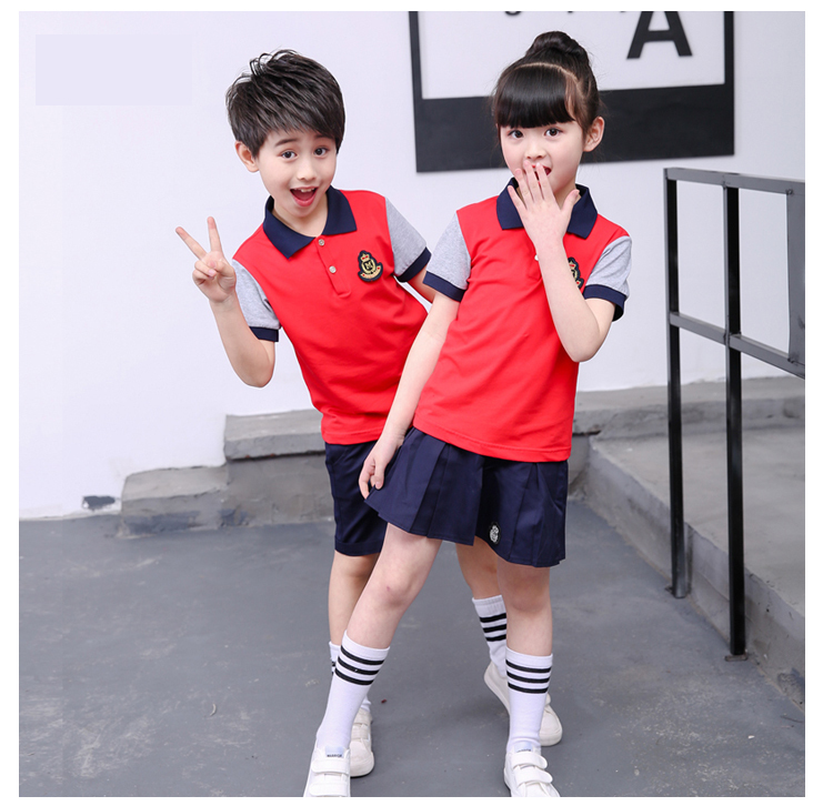 Korean style college sports style kindergarten uniform suit B03-1801