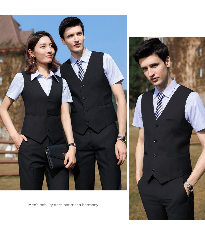 European style light luxury vest men 81-881 men vest