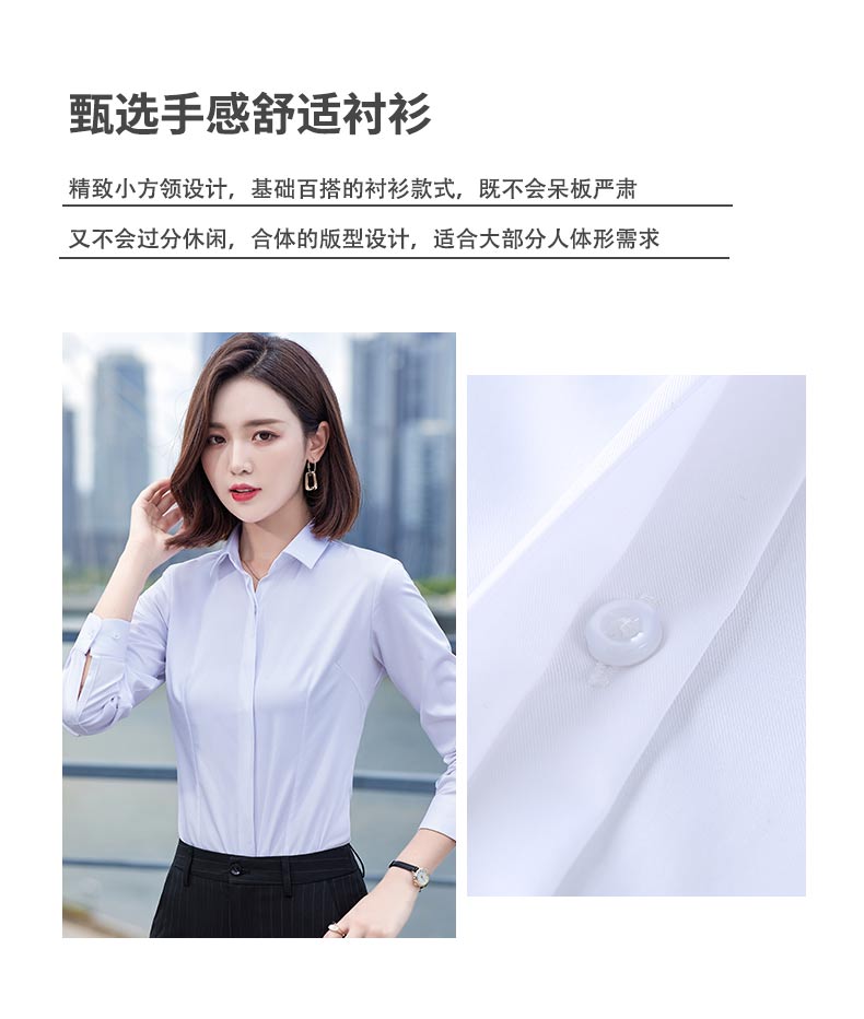 Business casual small square collar non-iron long-sleeved shirt men DY9-866 long-sleeved shirt men