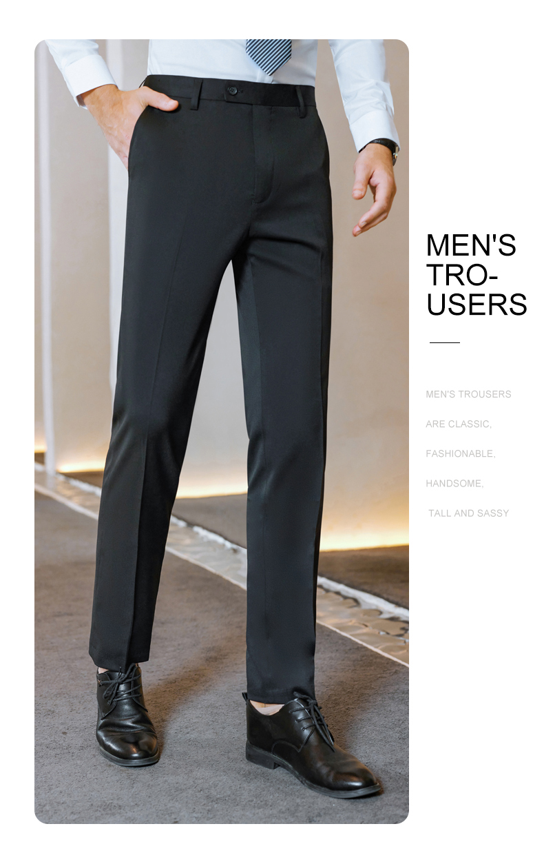 All-match business professional trousers for men 81-8902