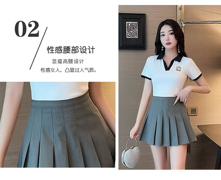 Foot bath technician beauty shop cute short skirt technician uniform suit V02-1349