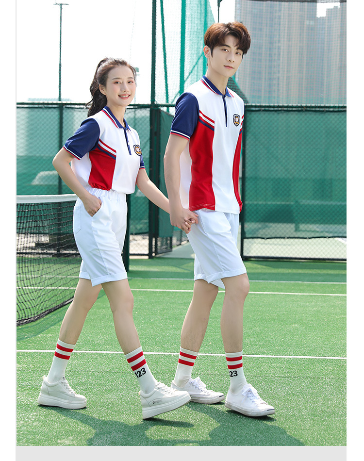 Middle school student uniform summer short-sleeved suit junior high school uniform H18-2023-3