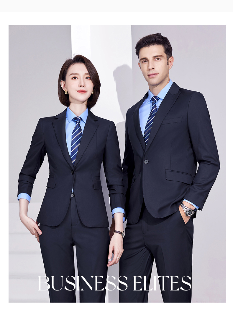 Color-spun elastic slim fit white collar suit jacket 81-5809 women suit