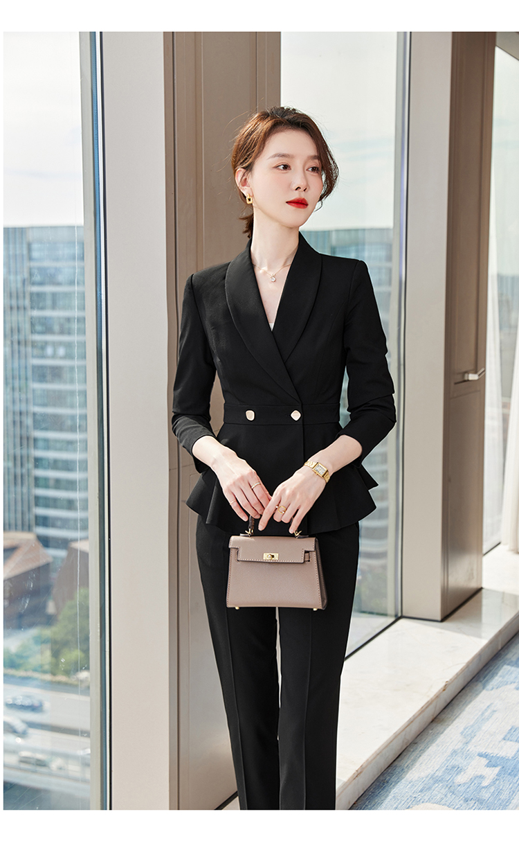 Fashionable urban ladies suit two-piece suit 173-9303 women suit