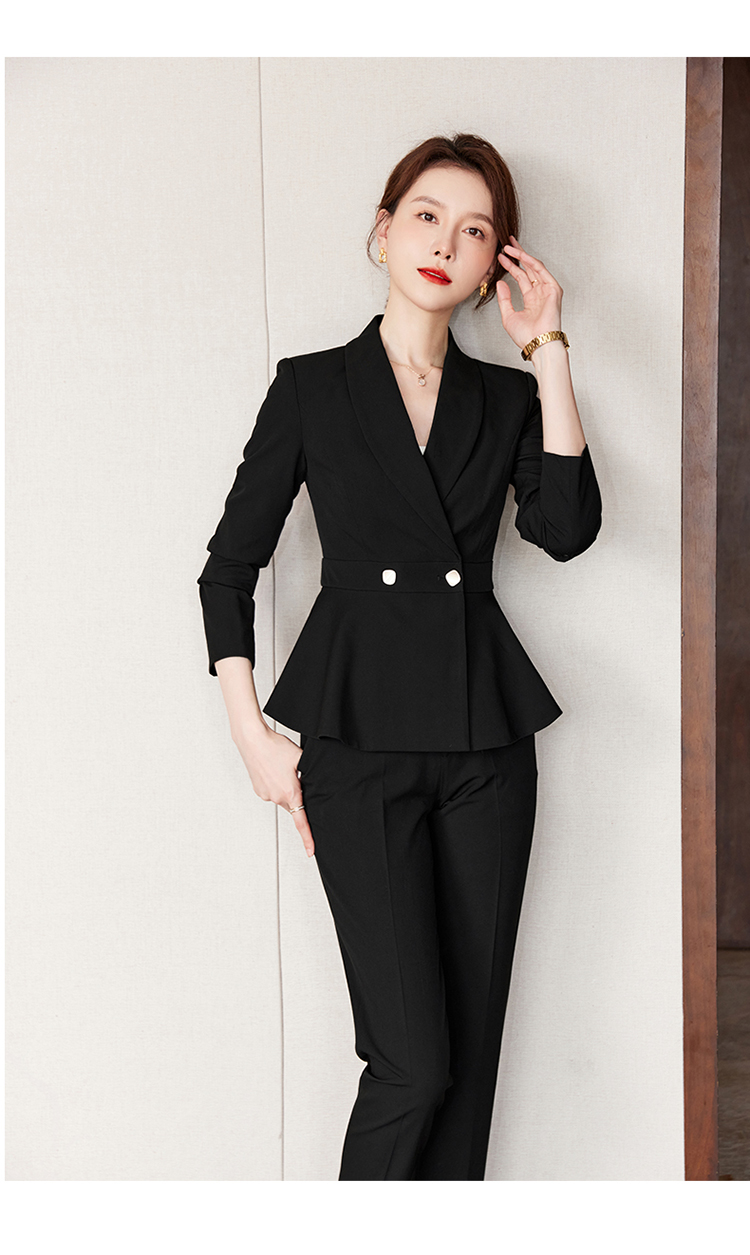 Fashionable urban ladies suit two-piece suit 173-9303 women suit