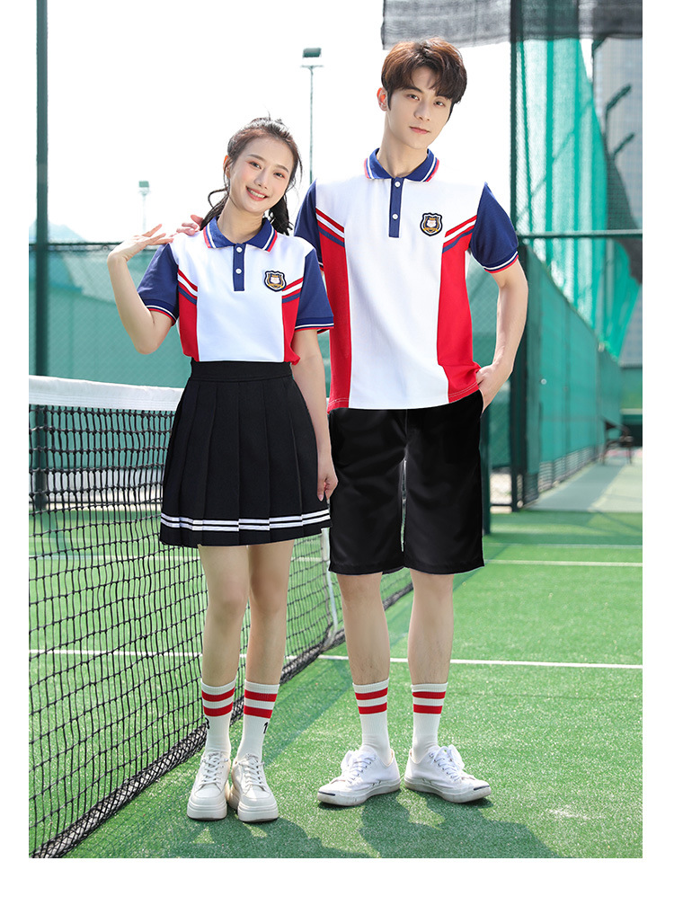 School uniform suit middle school student class uniform summer college style clothing H18-2023-1