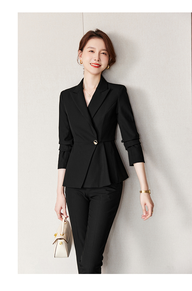 Fashionable high-end white-collar suit jacket 173-9220 women suit