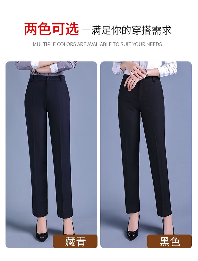 Business straight high waist thick trousers for women 171-801 trousers