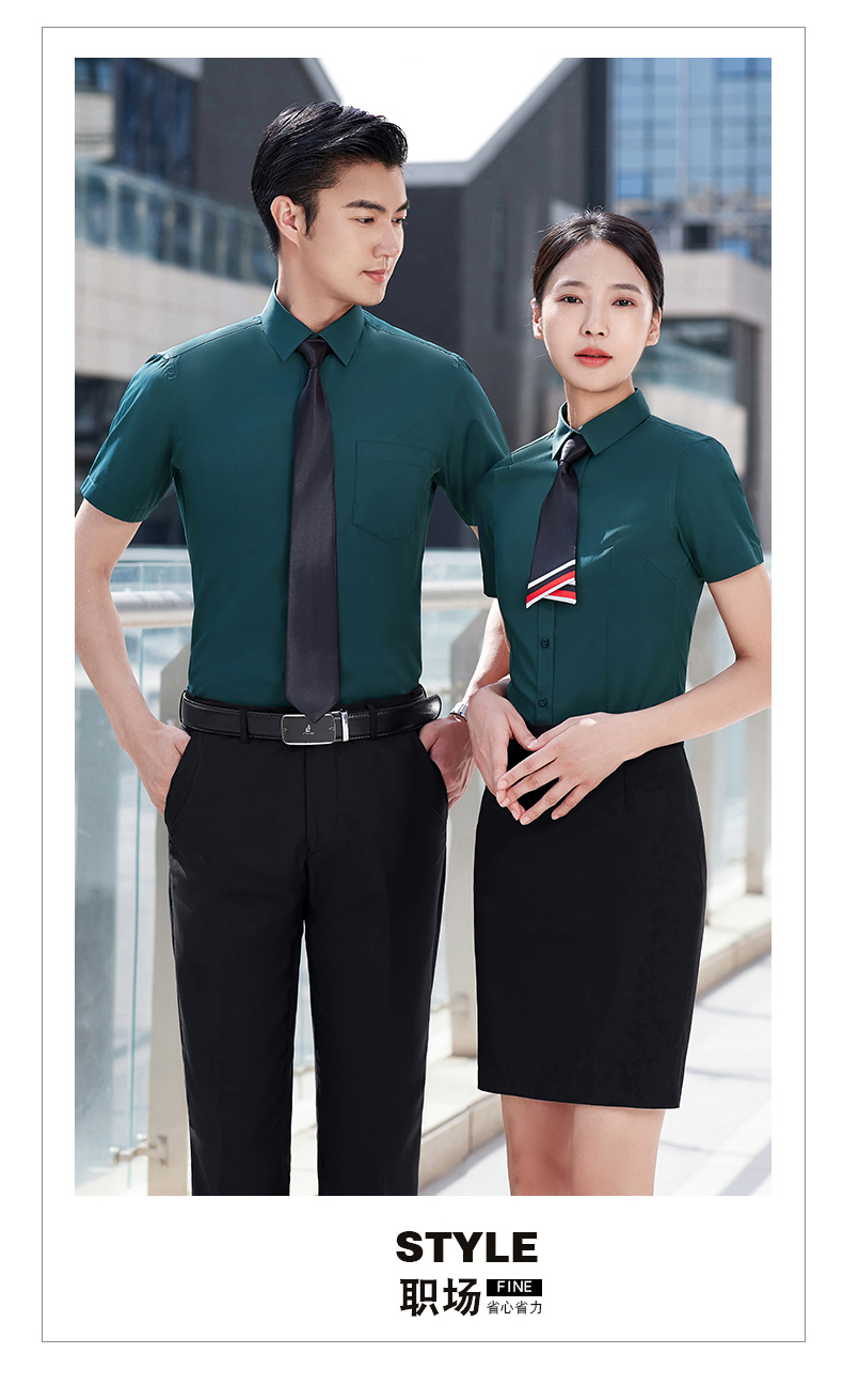 Cotton series professional formal short-sleeved shirt men style DY1-ML01 short-sleeved men style