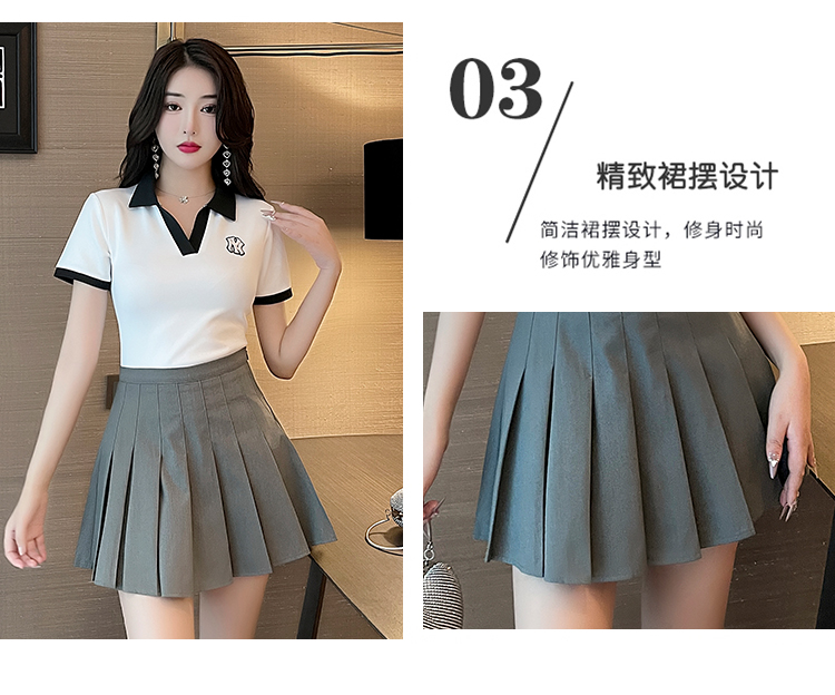 Foot bath technician beauty shop cute short skirt technician uniform suit V02-1349