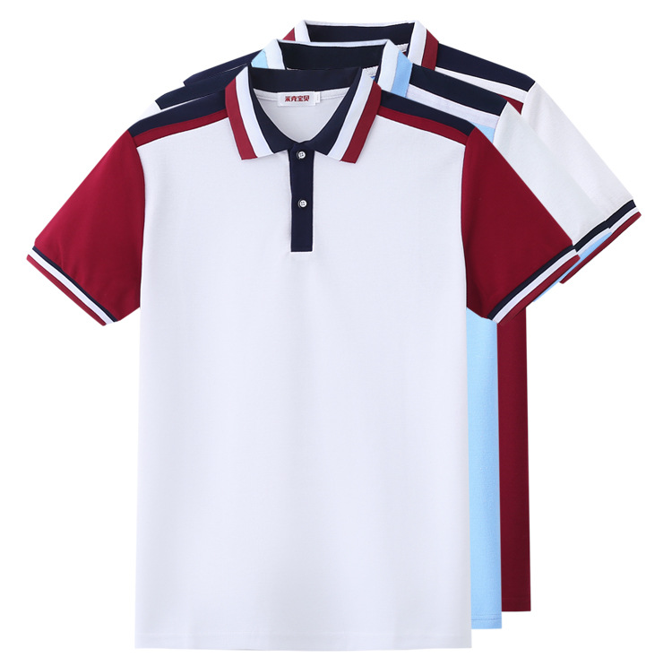 Summer campus style primary and secondary school students graduation class clothing sportswear short-sleeved school uniform single top H23-1602 top