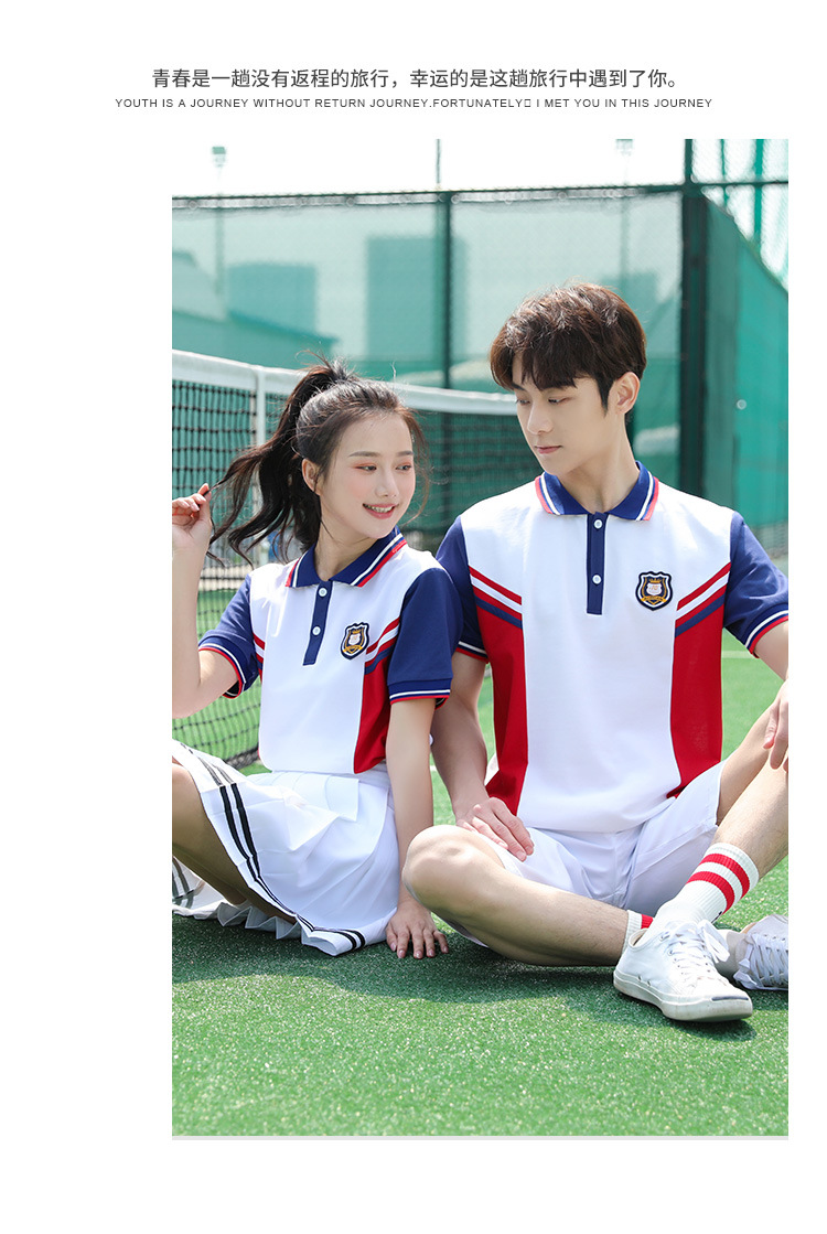 School uniform suit middle school student class uniform summer college style clothing H18-2023-1