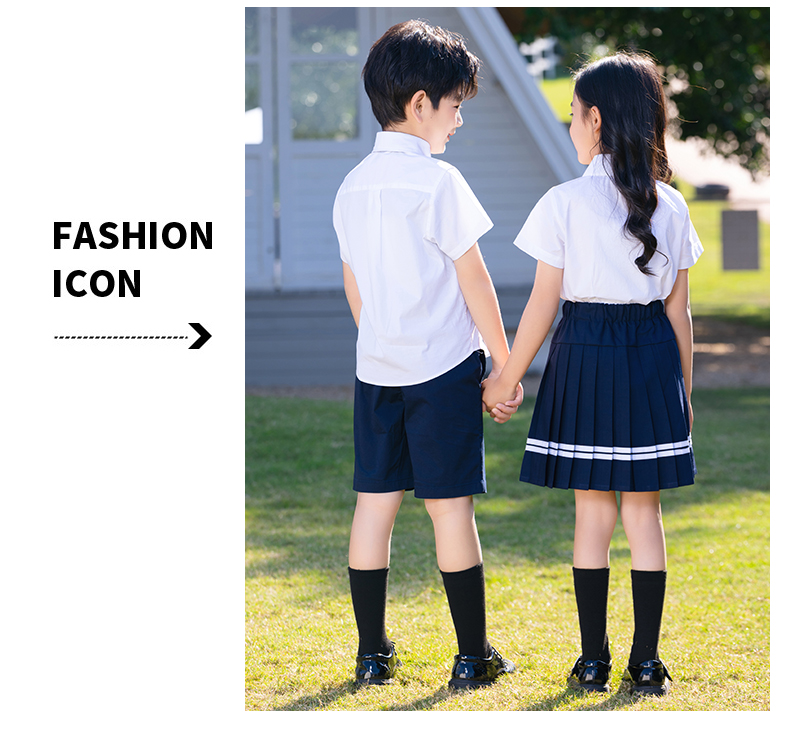 British style campus primary school student uniform summer casual shorts D11-2219