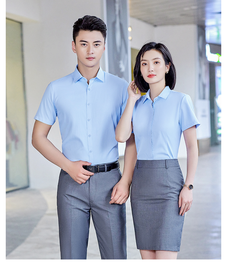 Slim fit commuter formal collar women long sleeve shirt 188-801 women long shirt