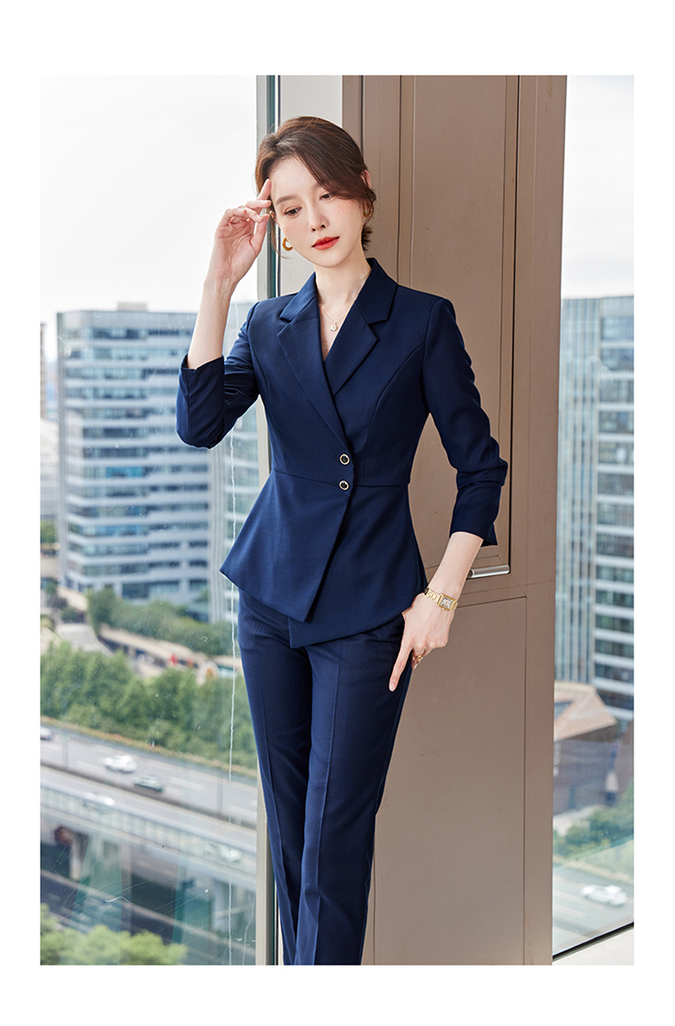 Temperament goddess long-sleeved suit two-piece suit 173-9219 women suit