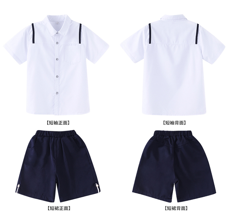 Breathable and skin-friendly British style sports version school uniform suit 894-2410