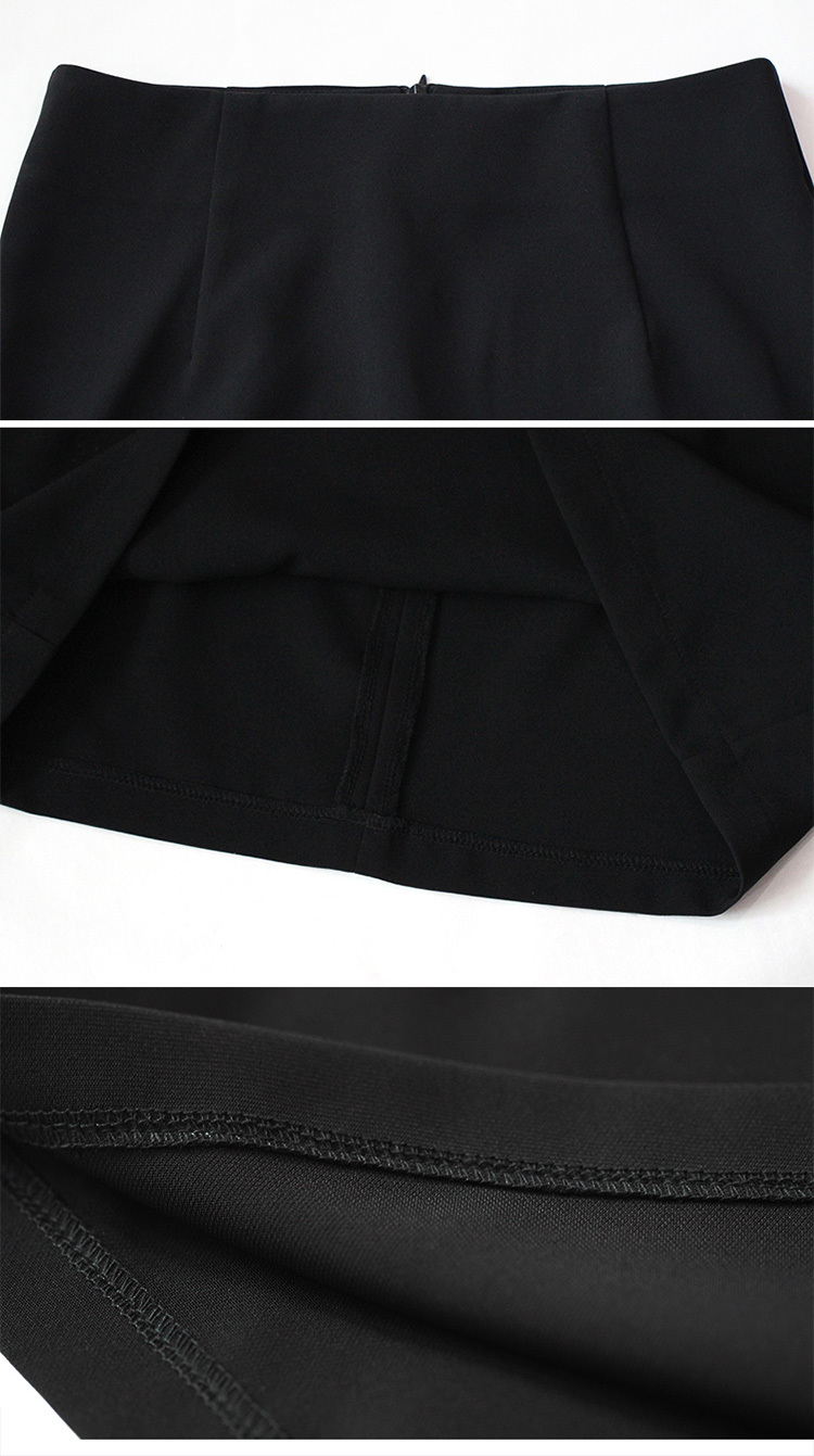 Professional decoration back zipper hip skirt 180-633