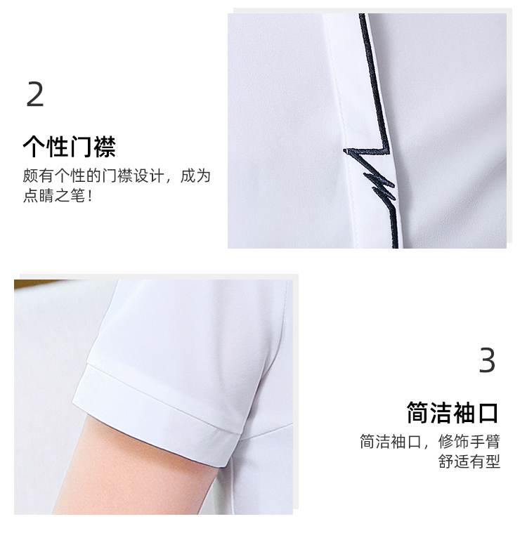 Business commuting short-sleeved shirt for women 109-9006 short-sleeved shirt for women