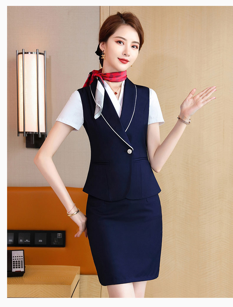 Elegant and decent one button suit vest 173-228 vest