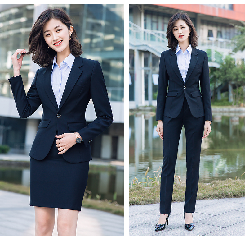 Thick white-collar business slim fit professional trousers for women 81-1832 women trousers