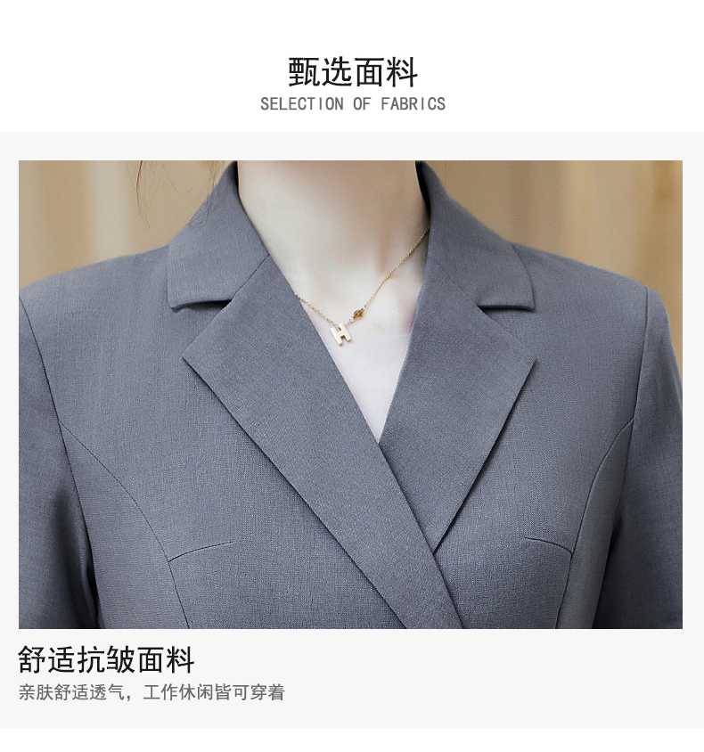 Workplace commuting white-collar waist professional dress for women DH1-3308 dress