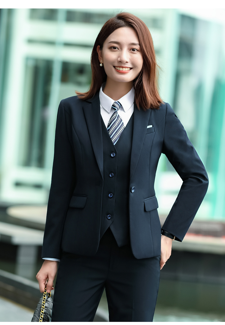 Business commuting single button suit outerwear female DQ1-289 jacket female