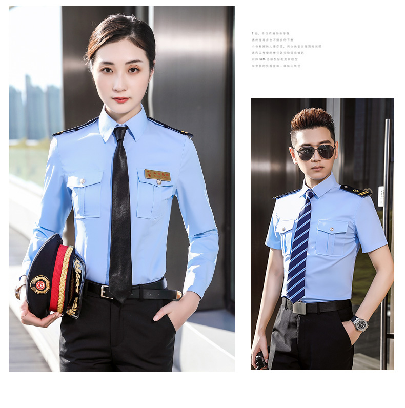 Business elegant professional shirt men 173-6085 short-sleeved shirt men