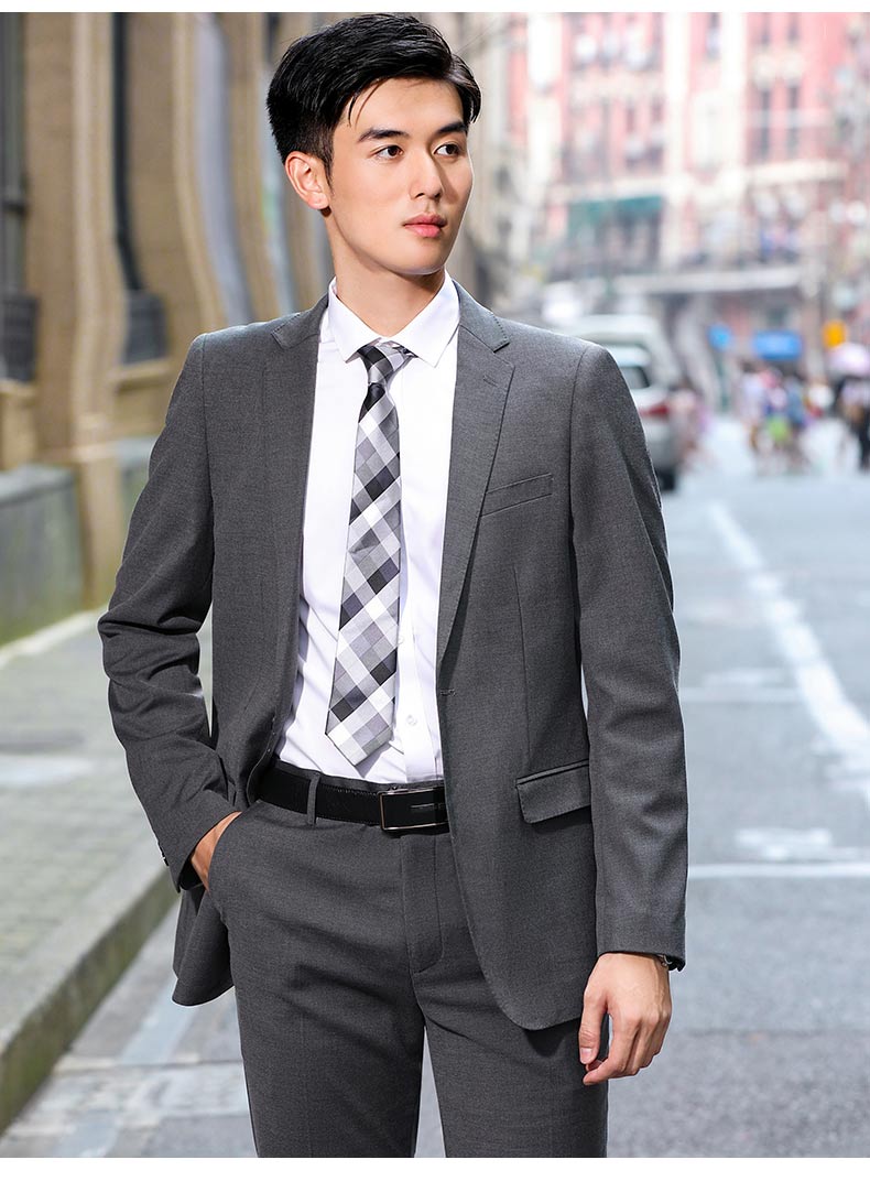 Color-spun elastic business casual professional suit trousers for men DY9-138 men suit trousers