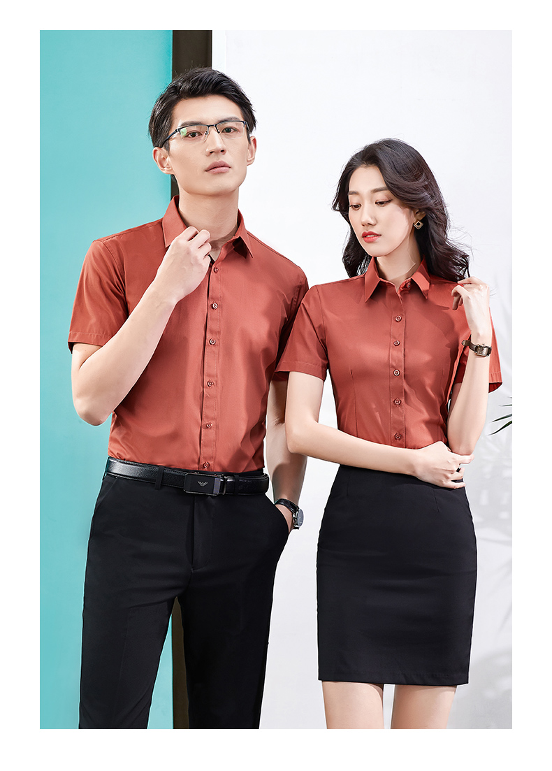 Business slim short-sleeved shirt 188-808 men short-sleeved shirt