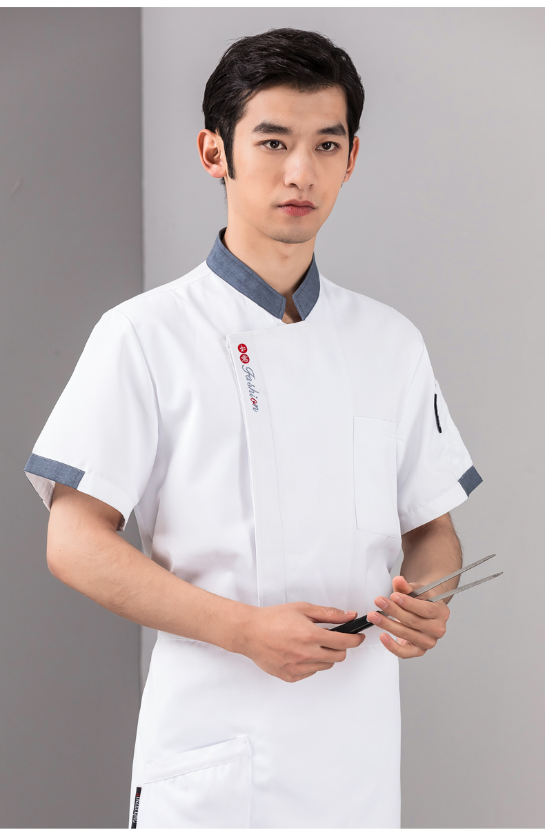 Ruyi short-sleeved hotel chef uniform top H01-2022-22