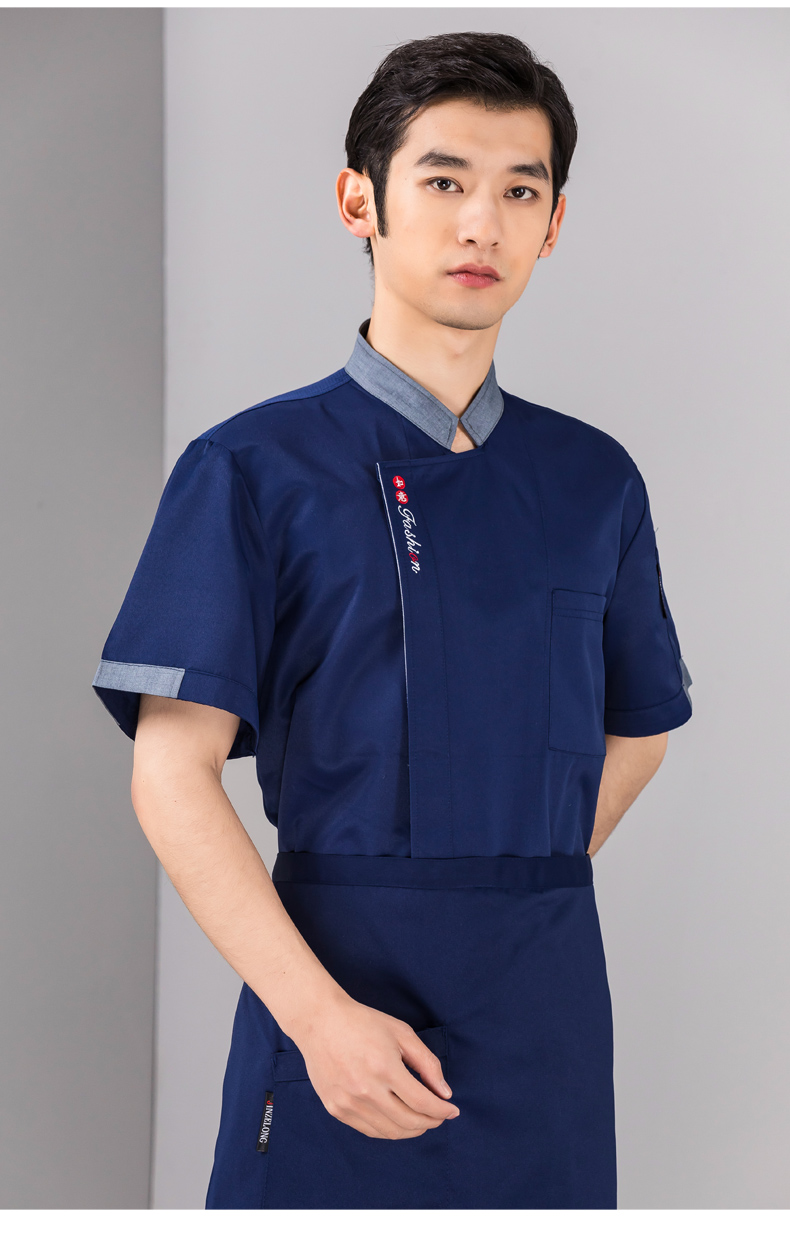 Ruyi short-sleeved hotel chef uniform top H01-2022-22