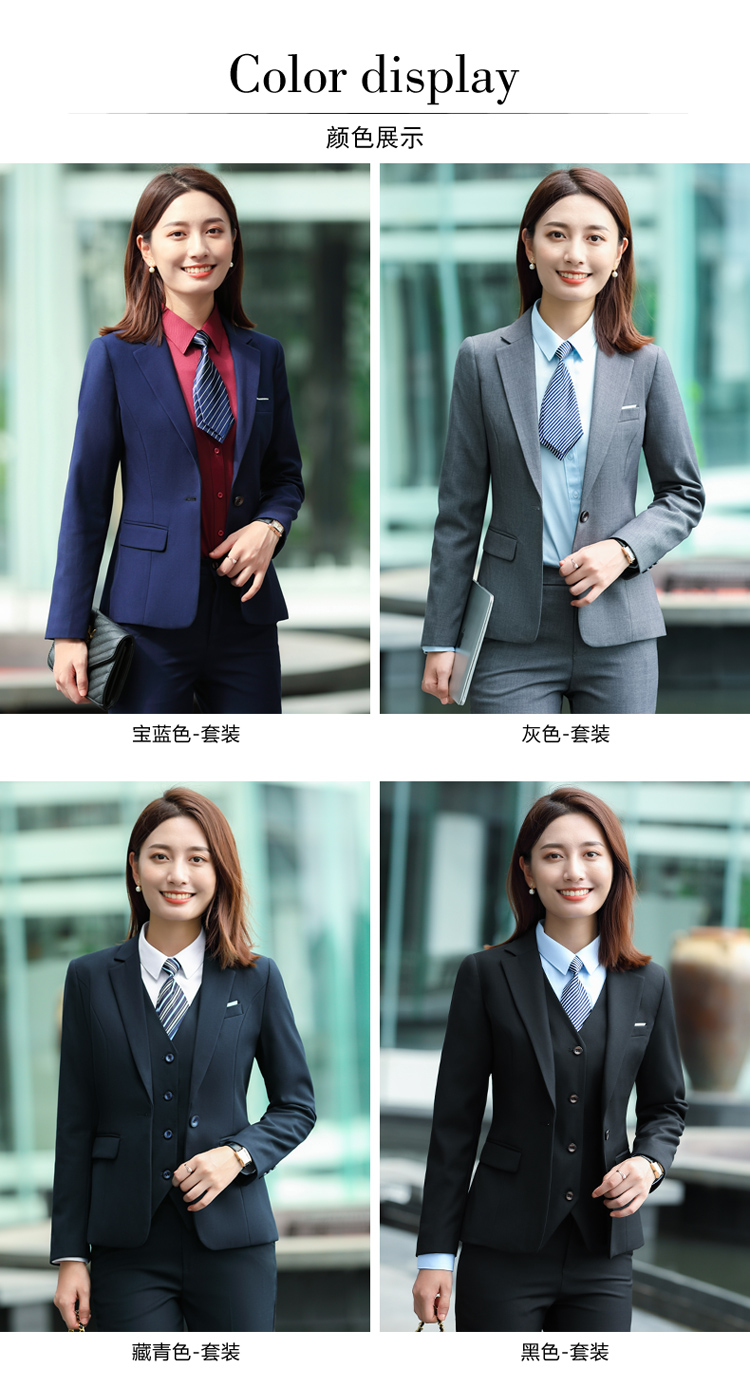 Business commuting single button suit outerwear female DQ1-289 jacket female